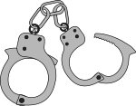 simple colored handcuffs